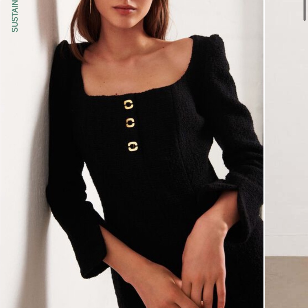 NWT BA&SH TWEED DRESS